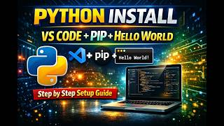 Python Installation 2026 | Install Python + VS Code + pip Step by Step | Beginner Guide