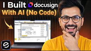 STOP Paying for DocuSign: I Built My Own With AI (No Code)