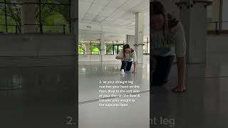 easy dance floorwork trick tutorial to level up your solo or group choreography! #dancer