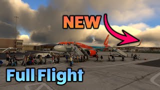 NEW Fenix A320 SHARKLETS! EGNS-EGAA-EGNS Full Turnaround Sector! MSFS Full Flight