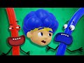 Learning Counting Numbers and Shapes with New Heroes | D Billions Kids Songs