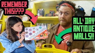 Live Thrifting, REMEMBER THIS!? | All Day Antique Mall!!