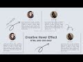 Creative Card hover effect with html and css only || html and css hover effect