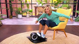 Cubii JR 2 Compact Seated Elliptical With Nonslip Mat \u0026 Footstraps on QVC