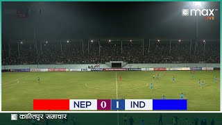 1st Half Highlights | SAFF Women's Championship 2024 | Nepal Vs India