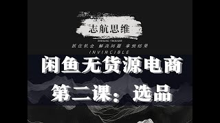 新手最佳入门副业，闲鱼无货源电商全套玩法拆解第二课——如何选品