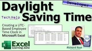 Daylight Saving Time in Microsoft Excel: Creating a UTC-Based Employee Time Clock