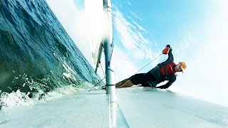 Laser Sailing - Roll Tack with Slow Motion [HD]