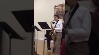 Andres Marquez - saxophone solo