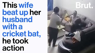 Camera Captures School Principal Beaten By Wife