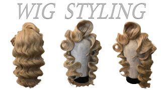 Wig Styling Tutorial. Big Hair. Classic Waves. Wig