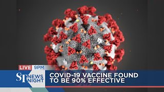 Covid-19 vaccine found to be 90% effective | ST NEWS NIGHT
