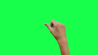 FREE Green screen hand gestures