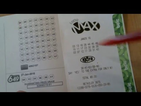 Canada Lotto Max - 60 million - Jan 29, 2016 Canada Lotto Max - 60 million - Jan 29, 2016