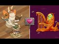 Epic Boo'qwurm, Rare Gloptic - All Animations & Breeding (My Singing Monsters)