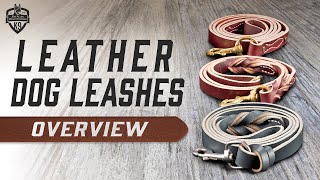 Leather Dog Leashes 101 - Length, Ends, Handles, Hardware and Leather Quality