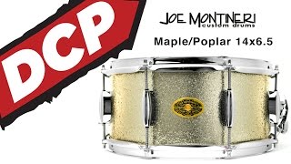 DCP Review: Montineri Custom Maple/Poplar Snare Drum 14x6.5 Pewter Sparkle