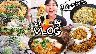 ENG) How to make the best ramyun noodles🍜✨ MUKBANG VLOG :: what i eat in a week