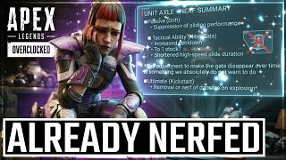Apex Legends New Buffs and Nerfs For Axel Update