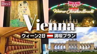 【ウィーンvlog/後編】王道ルートを巡る🎼美女と野獣のモデルの図書館・本場のクリスマスマーケット・オペラ座etc🎄🎅