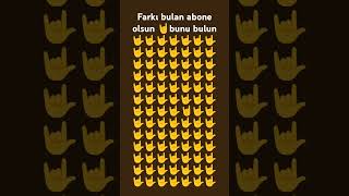 Farkı bulan lütfen abone olsun #keşfet #keşfetteyiz #keşfetbeniöneçıkar #emojichallege #emoji