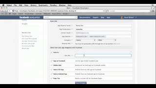 Facebook Application Development Tutorial 7 Creating a container for your application