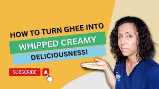 Ghee-daise recipe! Creamy, healthy delicious, versatile, so easy to make!