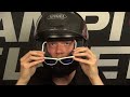 wearing a motorcycle helmet with glasses championhelmets.com