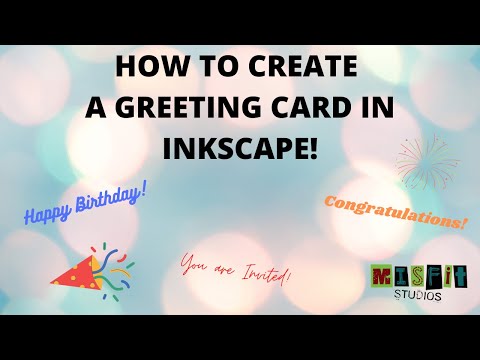 How to Make a Personalized Greeting Card in Inkscape