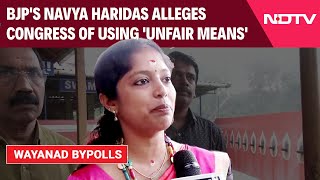 Wayanad Bypolls | Congress Using 'Unfair Means' In Wayanad, Claims BJP's Navya Haridas