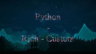 Python - Rich - Custom