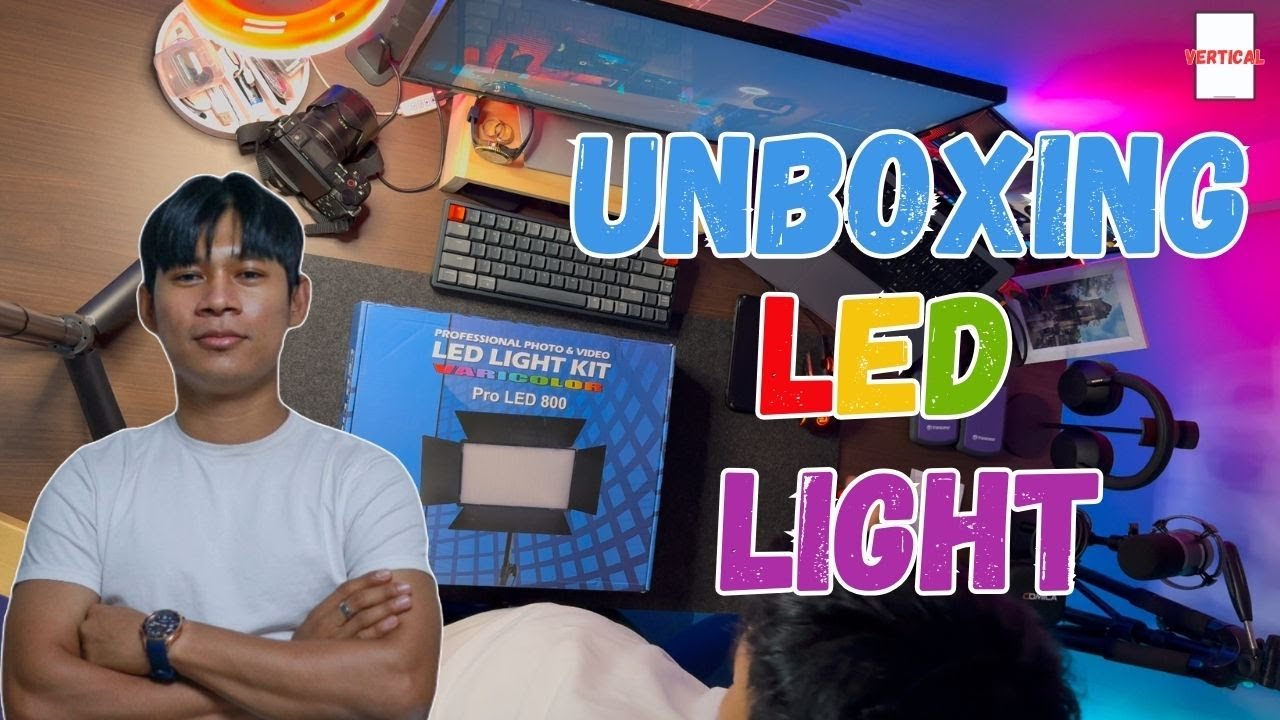 Unboxing Led Light D800 Youtube