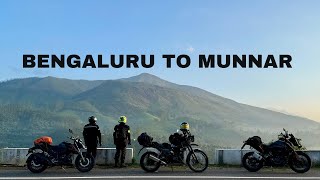 Day 1 Bengaluru to Munnar Ride // Munnar//Kerala //Motovlog