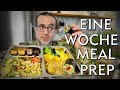 MEAL PREP für die Arbeit - eine Woche gesund essen