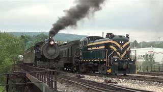 Scenes from a CNJ Photo Charter:  Steamtown's Railfest 2018