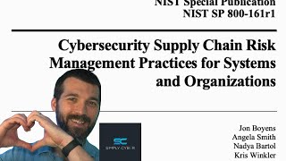 Cybersecurity Supply Chain NIST 800-161r1 Review