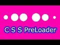 CSS Preloader || CSS animation