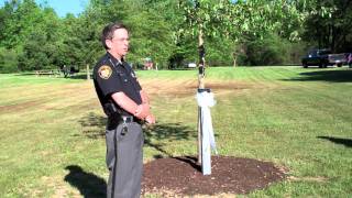 Geauga County Judge Charles "Chip" Henry tree dedication