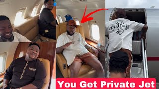 Davido and his Boys Mock and Reply Wizkid as the Arrive Warri with his Private Jet Worth $76 Million