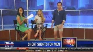 New style for men: short shorts