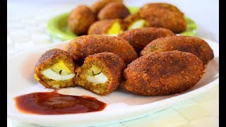 ഇഫ്താർ സ്പെഷ്യൽ മുട്ട കബാബ് /Egg Kabab/Easy Potato -Egg  Snack