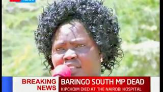 Breaking News: Baringo South MP Grace Kipchoim dies