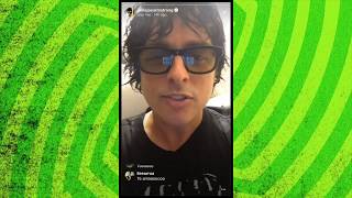 Billie Joe Armstrong Live on Instagram