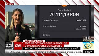 Factura uriașă la telefonie mobilă primită de o femeie: 70.111 lei