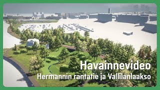 Havainnevideo: Hermannin rantatie ja Vallilanlaakso | Kalasatamasta Pasilaan -hanke