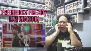 Livestream HIGHLIGHT | FreenBecky Fabulous FanBoom - Fire Boy Performance LIVE REACTION | JuliDG