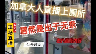 加拿大街头透明公共厕所，背后的原因让人无奈，人们居然是被迫的BV1UQ4y1y7tc