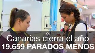 Canarias cierra 2022 con 19.659 desempleados menos que el año anterior