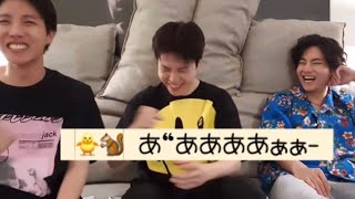 BTS (日本語字幕) コンサート後はどうしてる？ジミンちゃんの話に爆笑するホビさん\u0026テテ VLive✌️