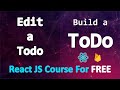 Build a TODO app with React and Firebase • Edit a Todo • PART 23